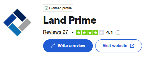 Land PrimeのTrustpilot評価