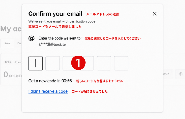 メールアドレスの認証